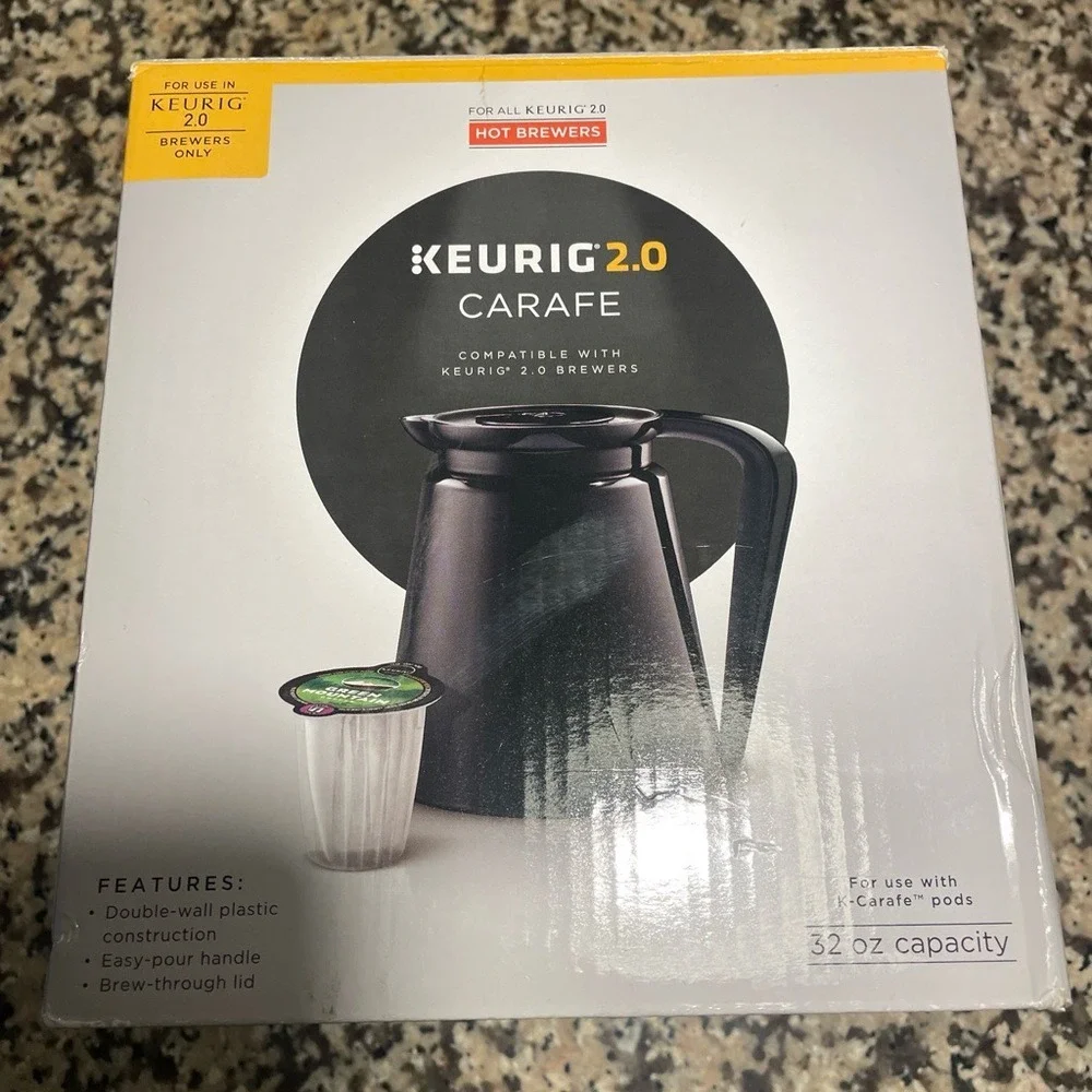 Keurig 2.0 carafe plastic 32‎ oz